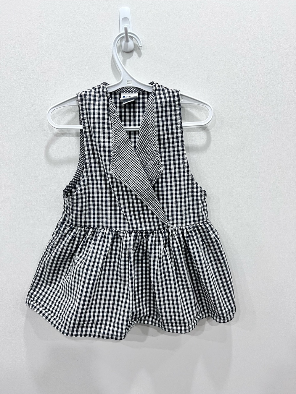 Vintage OshKosh B’gosh 3T Gingham Dress Made in USA 100% Cotton